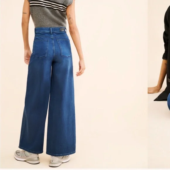 DL1961 Hepburn Wide-Leg High-Rise Jeans